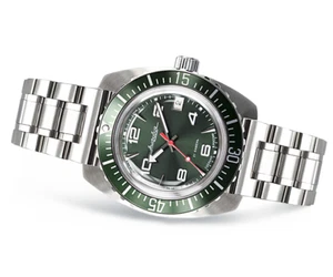Vostok 170893 green Wostok russische Taucheruhr Automatik Diverwatch - Bild 1 von 4