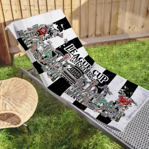 Newcastle League Pokalsieger 2025 Strandtuch Fitness Reise Sport Toon Armee Fans - Bild 1 von 2