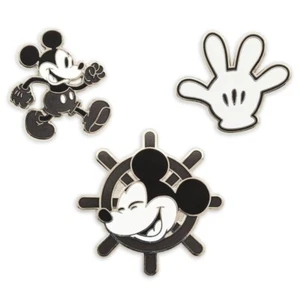 Disney Store 2018 Silber Limited Release Mickey Mouse Memories Pin Set Serie 1 - Bild 1 von 2