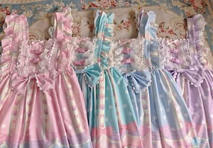 Lindo vestido JSK con tirantes de lolita diseño original de casa de postres para mujer - Imagen 1 de 14