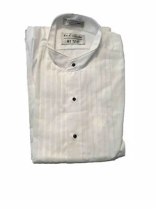 Kyle Thomas By Henry Segal White Button Up Short Sleeve Dress Shirts - 3 Pack - Picture 1 of 15