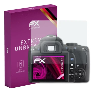atFoliX Glass Protective Film for Pentax K-r Glass Protector 9H Hybrid-Glass - Image 1 of 4