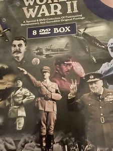 World War 2 Battle Of Britain, Russia, Nazis Strike, Hiroshima,Pacific 8 DVD SET - Picture 1 of 18