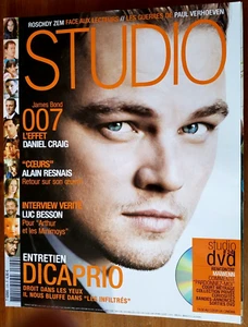 MAGAZINE STUDIO AVEC DVD N° 229 DEC 2006 LEONARDO DICAPRIO DANIEL CRAIG BESSON - Picture 1 of 11