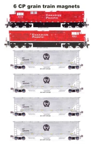 6 imanes Andy Fletcher Canadian Pacific Grain Train - Imagen 1 de 1