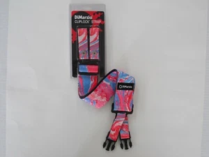 DIMARZIO STEVE VAI BLUE CHERRY UNIVERSE CLIPLOCK GUITAR STRAP 2 " WIDE DD2244 - Picture 1 of 1