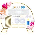 Kusamue Balloon Arch Stand Kit, 7.9ft (2.4m) Metal Round Backdrop Stand Frame...