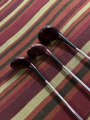Juego de madera Titleist Acushnet vintage 1,4,5 rígida para diestros Foto 1 de 4