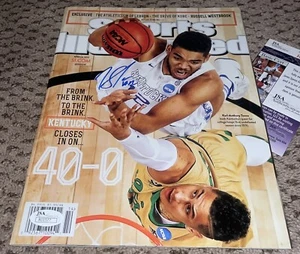 KARL ANTHONY TOWNS SIGNED SPORTS ILLUSTRATED SI JSA KENTUCKY BASKETBALL MAGAZINE - Picture 1 of 1