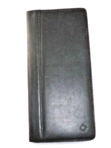 Franklin Covey Business Card Case 144 Card Holder Black Excellent - Picture 1 of 10