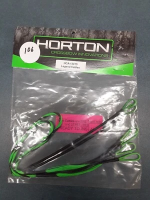 Cables Horton Ballesta Legend HCA-13015/Verde y Negro- NUEVO Foto 1 de 4