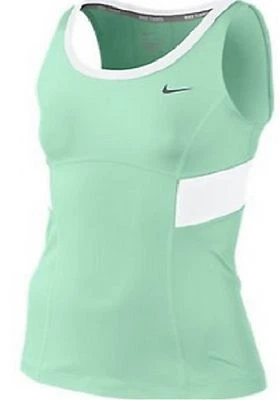 New Nike Dri-fit Tennis Power Tank Top shirt Girls Select Size 522102 306 - Image 1 of 3