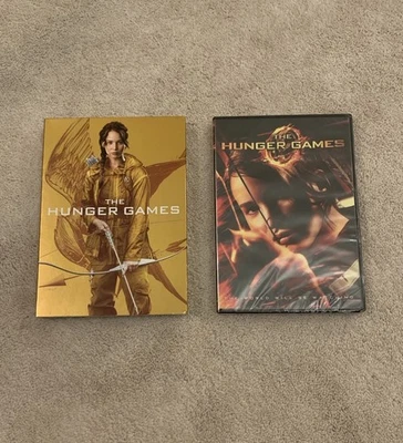 The Hunger Games DVD + Gold Slipcover (2012, Lionsgate) *Brand New, Sealed* - Image 1 of 4