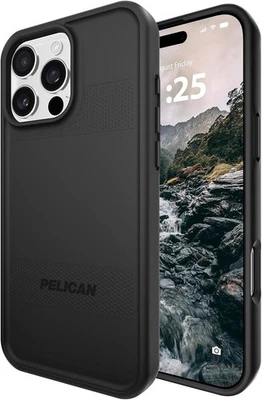 Pelican Protector for Apple iPhone 16 Pro Max - Black (Magsafe) - Image 1 of 4
