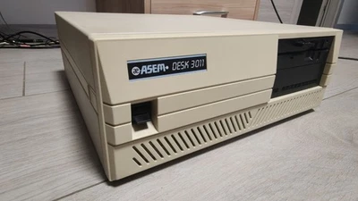PC DESKTOP ASEM DESK 3011 NEC 8086 512KB RAM FLOPPY 5,25" DOS 3.2 IBM CGA RARE - Bild 1 von 4