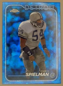 Chris Spielman 2024 Topps Chrome Sapphire Detroit Lions #68 - Imagen 1 de 2