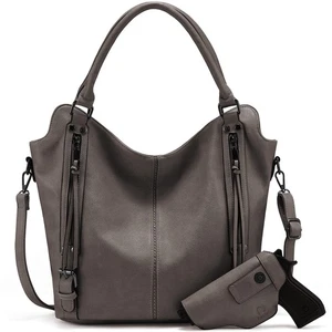 Concealed Carry Hobo Purse for Women Faux Leather Crossbody Shoulder Bags Lar... - Picture 1 of 6