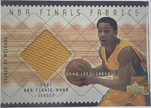 Tyronn Lue 2001-02 Upper Deck NBA Finals Fabrics #TL-F Game Worn Swatch (MEM) LA - Bild 1 von 2
