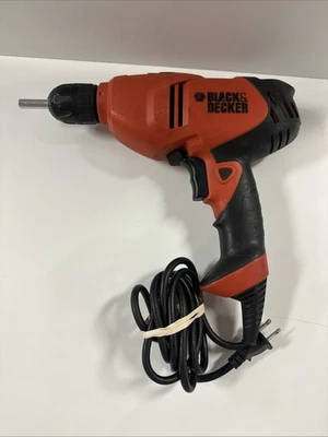 Black & Decker DR202 тип 2 3/8 дюйма бесключевая дрель проводной электроинструмент - РАБОТАЕТ - Изображение 1 из 3
