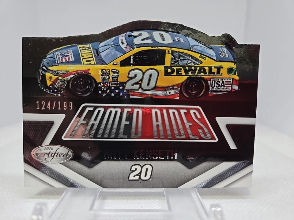 2016 Certified Matt Kenseth 124/199 Famed Rides Die-Cut Insert #FR12 L👀k! - Image 1 of 3
