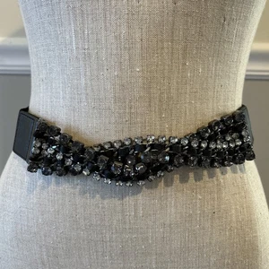 BCBGMAXAZRIA Strass gewebter elastischer Gürtel Einheitsgröße - Neu mit Etikett - Bild 1 von 3