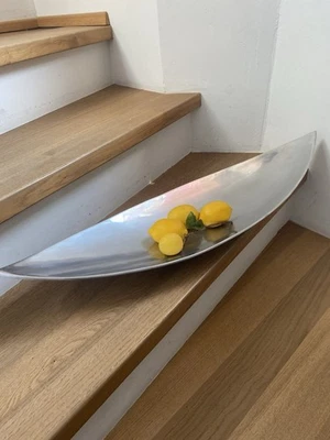 Kare Design Edelstahl Obst Deko Schale Ablage Chrom Impressionen Skandi Shabby - Bild 1 von 4