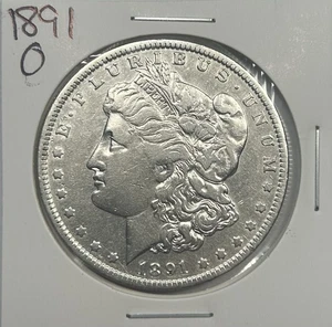 1891-O Morgan Silver $1 Dollar Coin - Picture 1 of 2