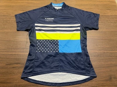 Camiseta deportiva de ciclismo Trek Travel para hombre semiajustada azul - Bontrager - grande Foto 1 de 4