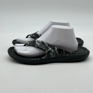 Crocs Swiftwater Wave Sandals Men Size 8 Mossy Oak Elements Camo Thong Flip Flop - Picture 1 of 15