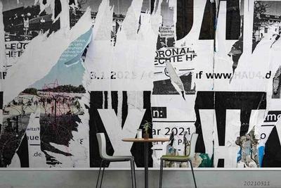 Póster 3D dañado murales de pared papel tapiz murales pegatina de pared Foto 1 de 4