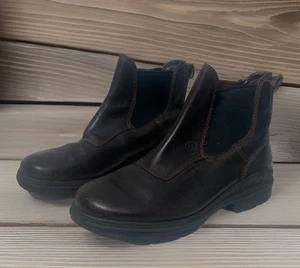 Ariat Wexford Waterproof Men’s Sz 12 D Chelsea Pull On Boots Dark Brown - Picture 1 of 14