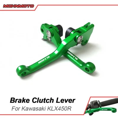Kit de palanca de embrague de freno de mano corto de aluminio para Kawasaki KLX450R 2008-2015. Foto 1 de 4