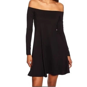 SUSANA Monaco Small off shoulder long sleeve dress MSRP $118 - Picture 1 of 7