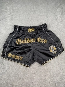 Infightstyle Shorts Adult 2XL Black Stretch Waist Muay Thai Training MMA - Picture 1 of 15