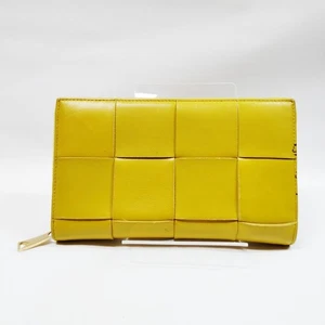 Cartera Larga Bottega Veneta Cuero Amarillo 2267063 - Imagen 1 de 11