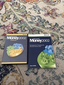 Microsoft Money 2002 Deluxe-Managing Your Personal Finances & Investments & Book - Picture 1 of 2