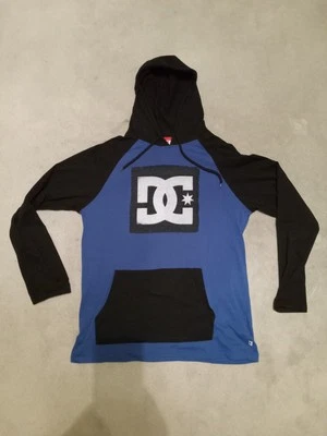 DC Shoes Sudadera con Capucha Ligera/Camiseta Manga Larga Mezcla Algodón L-XL Azul/Negro Drift Foto 1 de 4