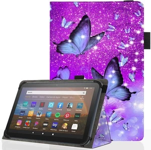 Universal 10 10.1 Inch Android Tablet Case,Slim Folding Stand Butterfly 01 - Picture 1 of 6