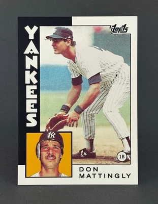 NEW! Don Mattingly 1984 / 1986 Rookie Dream Card baseball artwork Card Stock - Image 1 of 2