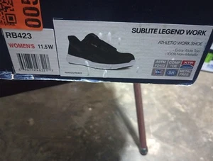 Reebok Work Women's Sublite Legend Comp Toe Athletic Work Shoe Black - 11.5 Wide - Picture 1 of 9