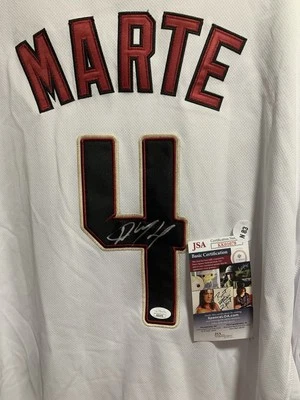 KETEL MARTE SIGNED Authentic Nike On-Field Jersey AUTOGRAPH AUTO DBACKS JSA COA - Image 1 of 4