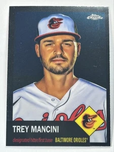 2022 Topps Chrome Platinum Anniversary 302 Trey Mancini Baltimore Orioles Card - Picture 1 of 2