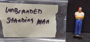 O SCALE / UNBRANDED / 2" RESIN FIGURE / STANDING MAN / GOOD DETAIL / PARTS - Picture 1 of 2