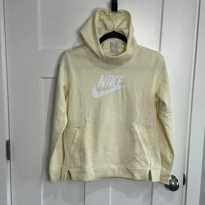 Sudadera con Capucha Nike Swoosh Nueva con Etiquetas Amarillo Mantequilla Juvenil XL Patinador Escolar Atlético *Ver Descripción Foto 1 de 4