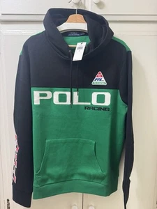 Polo Ralph Lauren 92 RL Racing Hoodie Men’s Large - Picture 1 of 5