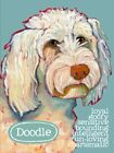 Labradoodle  - Dog Portrait - Fridge Magnet - Reproduction Oil Painting
