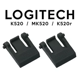Logitech K520 MK520 K520r Keyboard Replacement Feet 2-PACK Logitech Tilt Legs - Picture 1 of 1