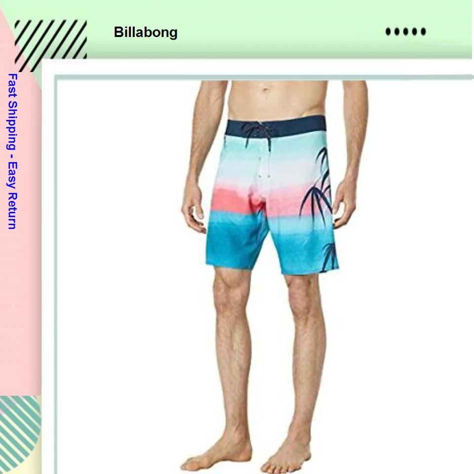 Billabong Sundays Airlite 19" Boardshorts Harbor 32