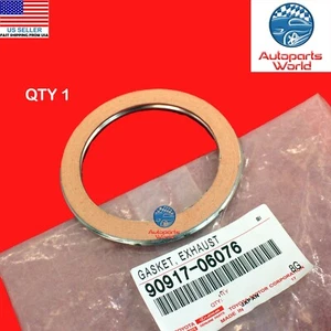 GENUINE TOYOTA TACOMA CAMRY AVALON ES350 IS300 EXHAUST PIPE GASKET 90917-06076 - Picture 1 of 4