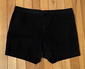 American Living Women's Shorts size 18, Black cotton